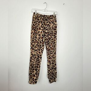 ShoSho Animal Print Joggers Pants Loungewear Cozy Pull On Pajama Casual Small
